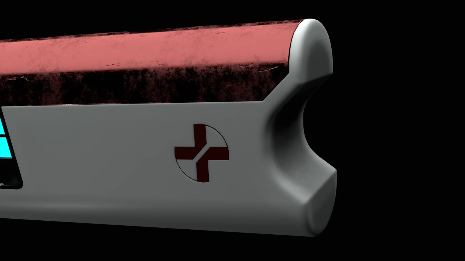 Close view of the body, logo and rear end / 机身、标识与尾部局部视图