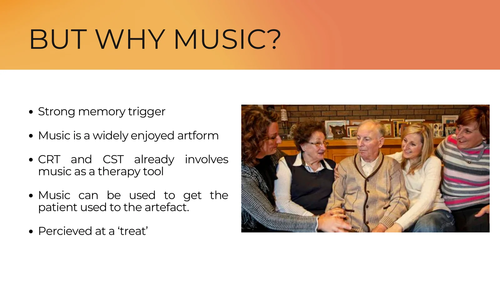 RÓA SOLUS source slide explaining the role of music in the concept / 说明音乐在 RÓA SOLUS 概念中作用的原始项目页