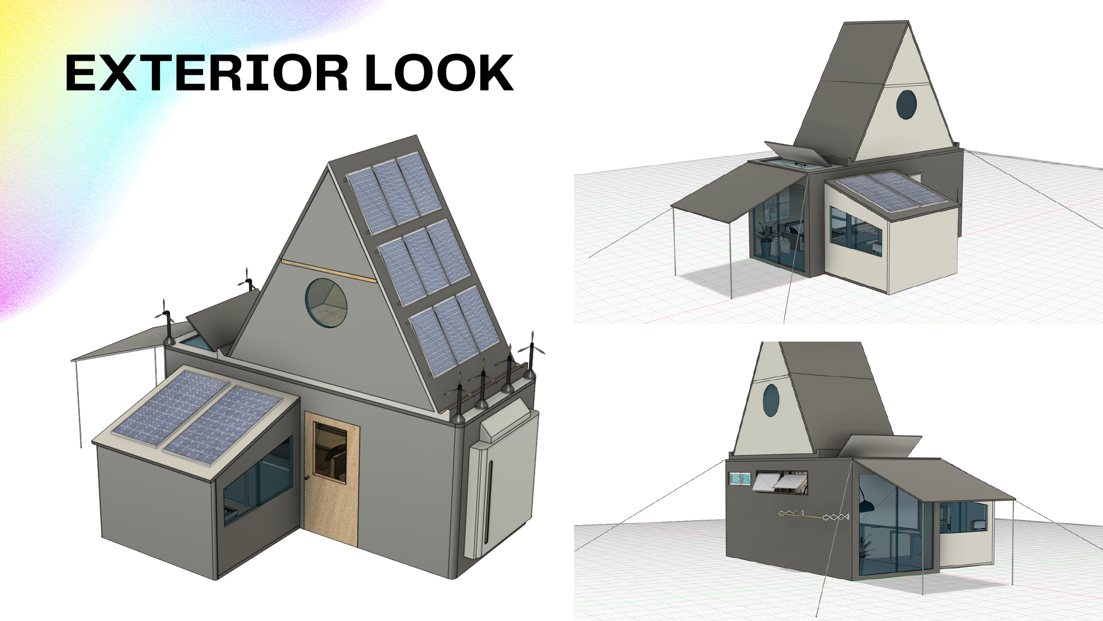 Zero Footprint off-grid dwelling exterior concept